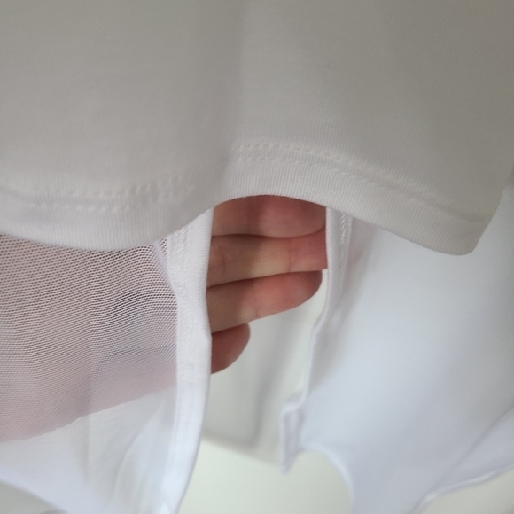 KARMA White Malala Short Sleeve Crew Neck T Shirt Size Medium NWT - Picture 7 of 11